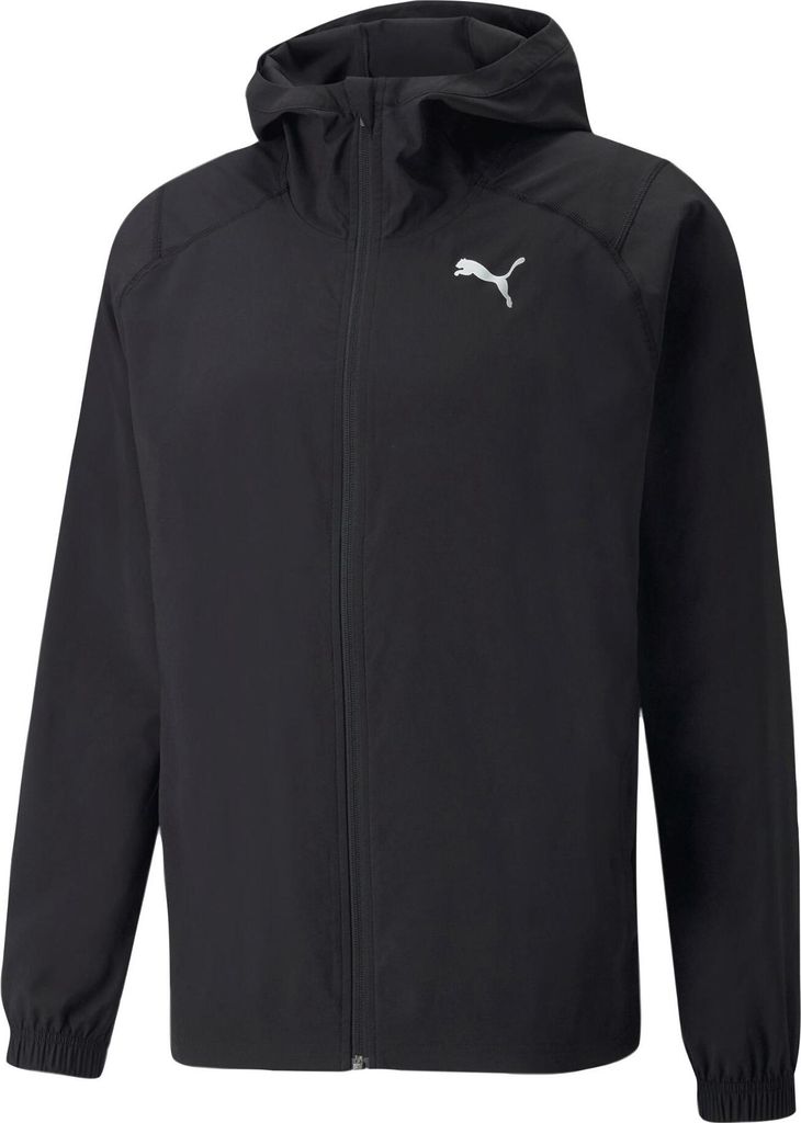 Puma Gewebte Vent Trainingsjacke Herren schwarz Gr L