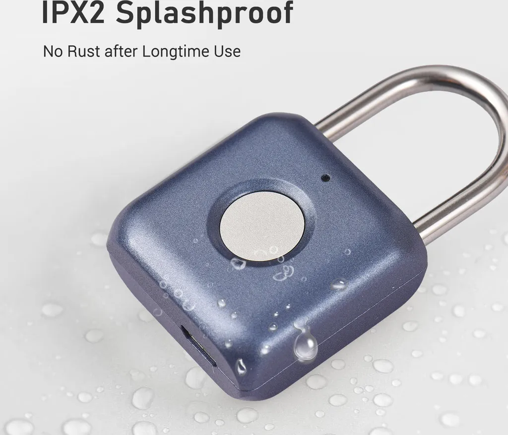 Smart Lock Impronta Digitale USB - Mini Lucchetto Sicurezza 508DPI - 7