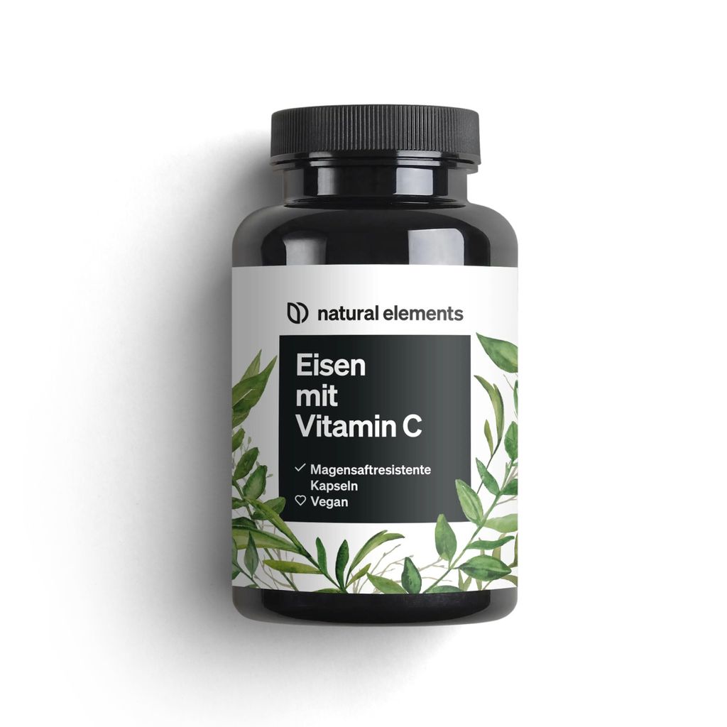 NATURAL ELEMENTS Eisen mit Vitamin C Kapseln