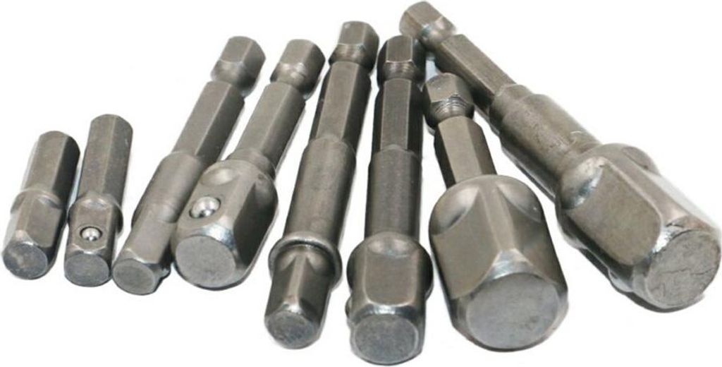 8 Stück Socket Adapter Set Impact Driver Power Bits Extension Bit 1/4 Zoll 3/8 Zoll 1/2 Zoll Power Hand Tools Driver Extension Socket Adapters Set
