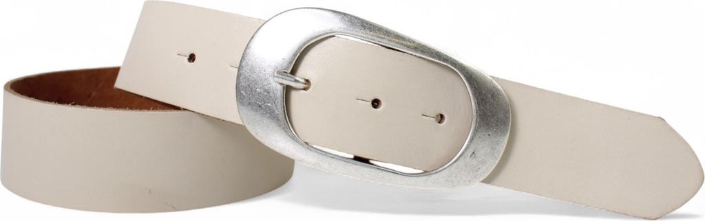 FRONHOFER Damen Ledergürtel große Dornschnalle Retro 70er Hüftgürtel, echt Leder, 4 cm