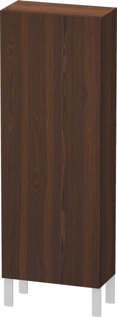 Halbhochschrank L-CUBE 500x243x1320mm Ans re nussbaum Produktbild 