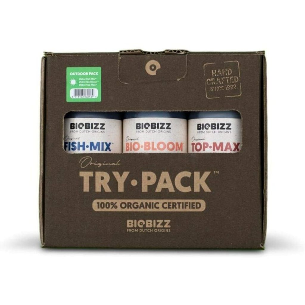 BioBizz TryPack Outdoor Set 3x250ml Komplettlösung für Produktbild 