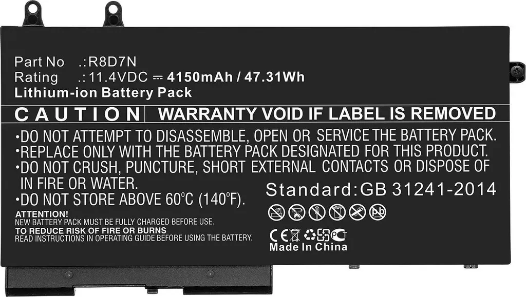 Batteria Dell TNT6H R8D7N CoreParts 51Wh | Prestazioni Alta Qualità