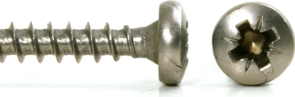 Vis de Fixation pour Charnières 7x50 mm en Inox A2 - Lot de 200 Vis