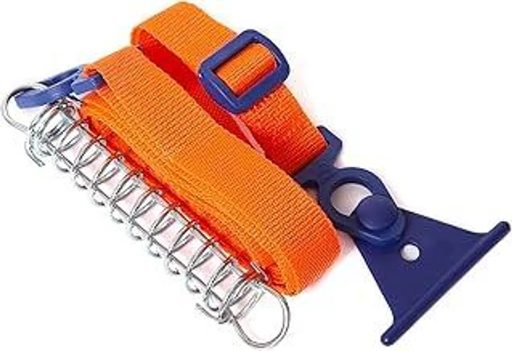 Peggy Peg - Cinghia di tensione per tende da sole Tie Strap 2.0 - Cinghia antitempesta per tende da sole, tendalini, padiglioni e vele parasole - Cinghia di protezione antitempesta - Accessori da campeggio per camper e caravan