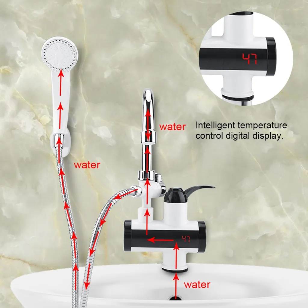 Robinet avec Chauffage Rapide et Écran Digital Température Intégré - 6