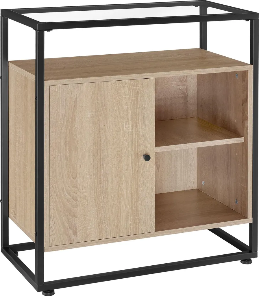 Commode Coventry Compacte 70cm - Solution Rangement Petit Espace Chêne