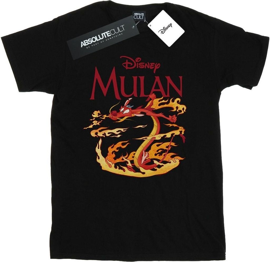 Disney - "Dragon Fire" T-Shirt für Mädchen BI14837 (104) (Schwarz)
