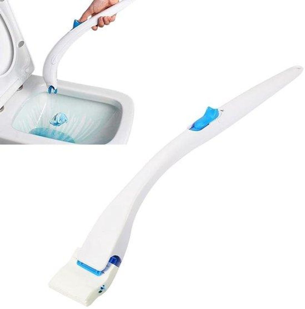 Innovatives Wegwerf-Toiletborstelset mit austauschbaren Reinigungsköpfen