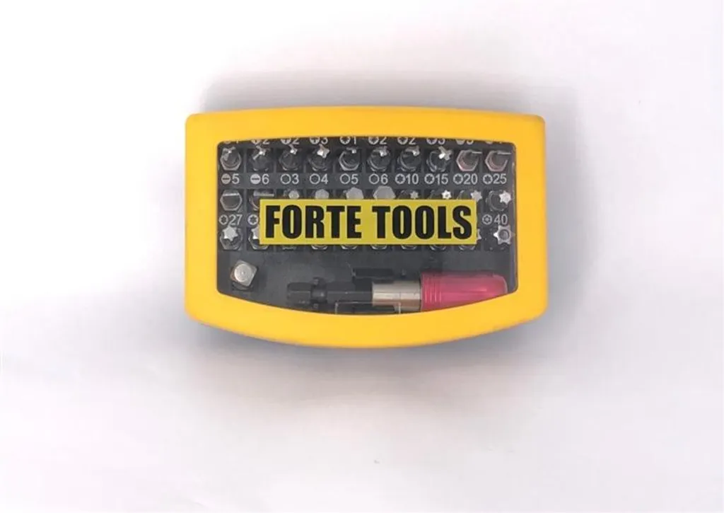 Set d'Embouts de Vissage avec Bagues de Couleur 32 Pièces Forte_Tools - 2