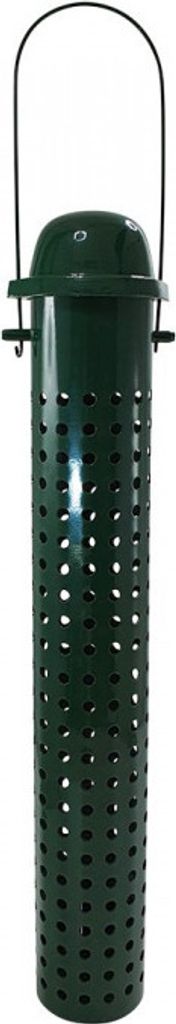 Grüne Futtersäule aus pulverbeschichtetem Metall, 7 cm Ø, Produktbild 