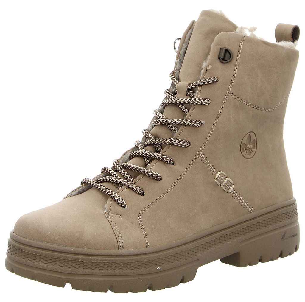 Rieker Damen Schnürstiefel 39085-36, 39085-37, 39085-38, 39085-39, 39085-40, 39085-41, 39085-42, 39085-43 RIE-N0036 camel 40