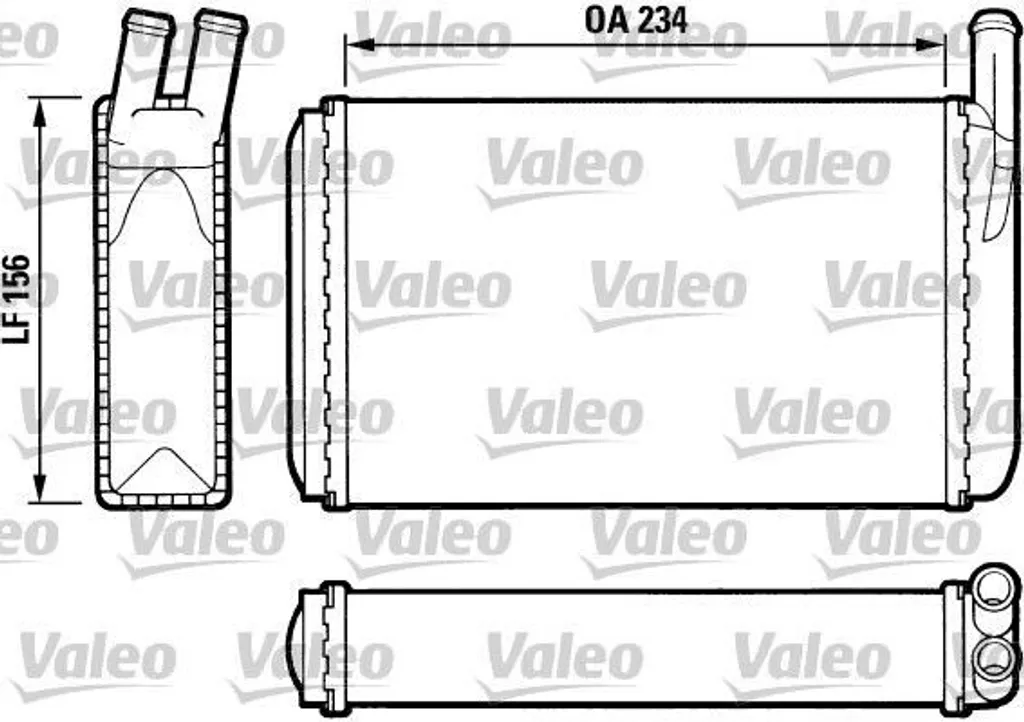 Réparer Fuite Chauffage Jetta II avec Radiateur Valeo 812034 OE