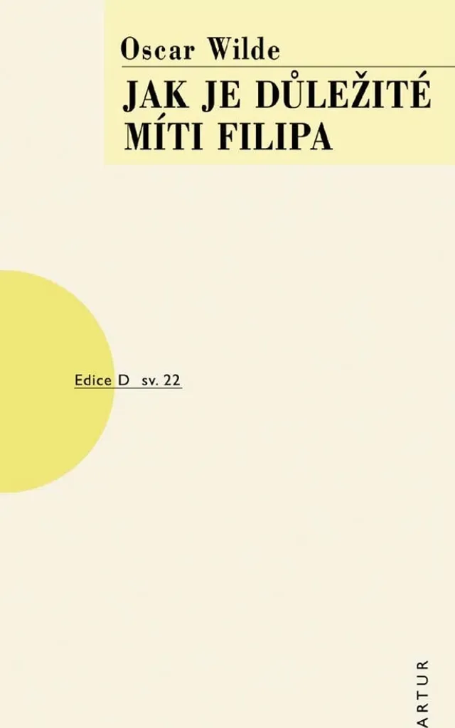 L'Importance d'être Constant par Oscar Wilde - Édition Reliée de Luxe