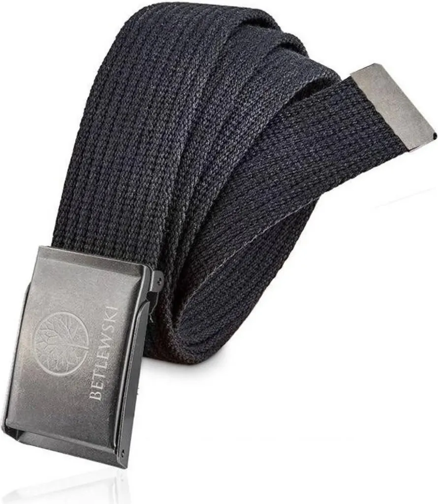 Betlewski PRCB01GR2XL57252: Cintura Uomo in Vera Pelle di Bufalo 2XL