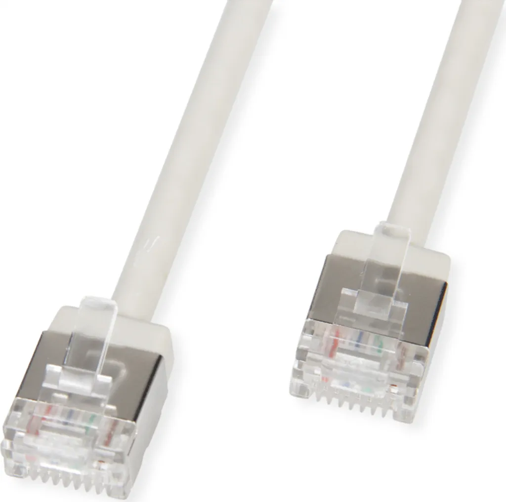 Cavo ROLINE Cat.6A U/FTP DataCenter Slim - 1,5m Grigio Professionale