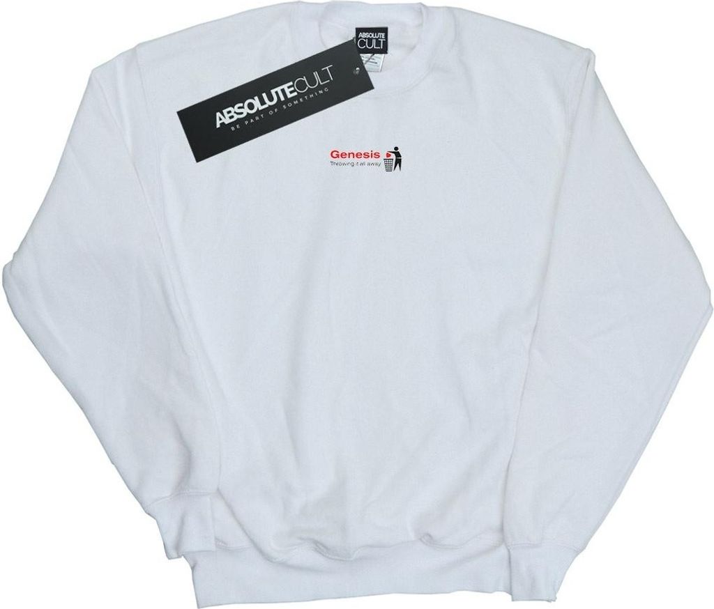 Genesis - "Throwing It All Away" Sweatshirt für Damen BI33303 (S) (Weiß)