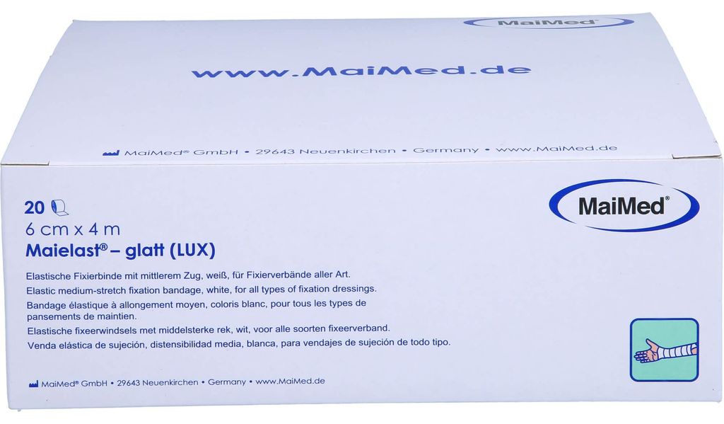 Elastyczny bandaż mocujący 6cm x 4m, 20 sztuk BIN Zdjęcie produktu 