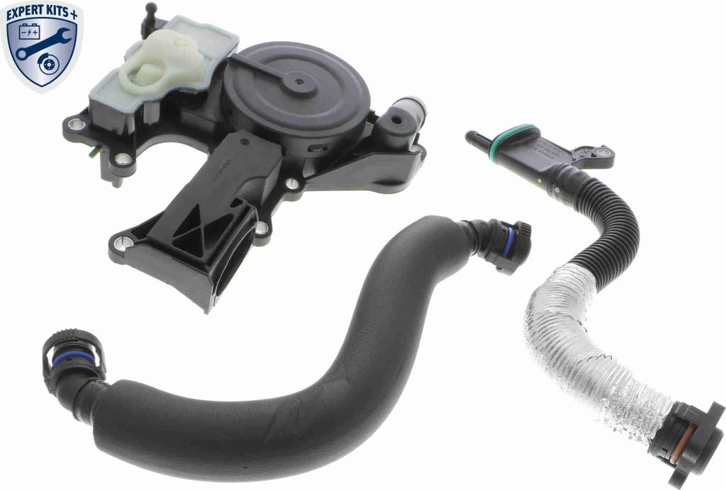 VAICO Reparatursatz Kurbelgehäuseentlüftung V10-5523 Zylinderkopf für VW TIGUAN (5N) 215mm 205mm 90mm druckgesteuert Kunststoff 0,7787kg