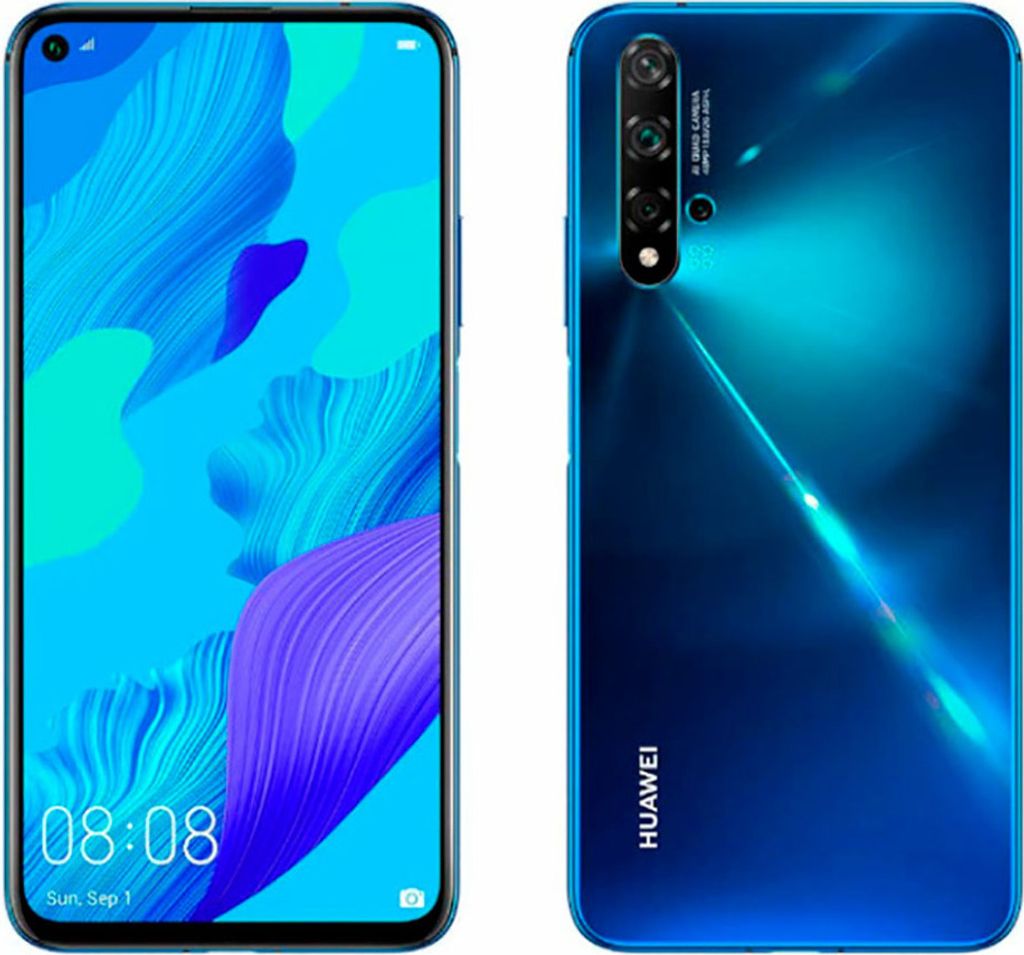 Huawei Nova 5T, 15,9 cm (6.26"), 6 GB, 128 GB, 48 MP, Produktbild 