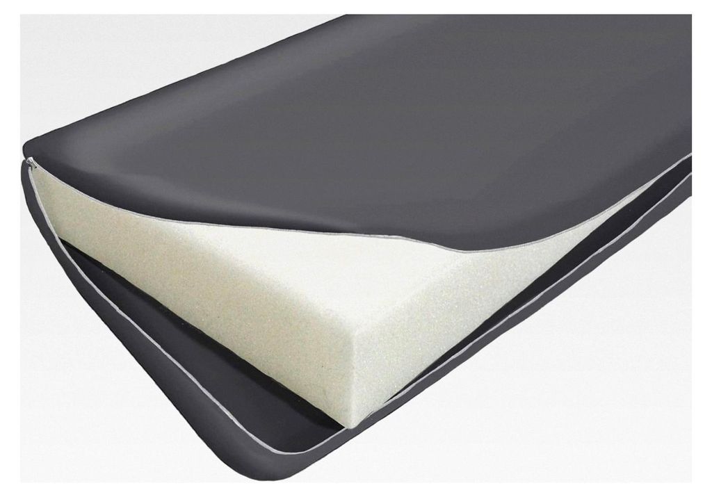 Auflage für Hollywoodschaukel 185x50x50 mit 2 Kissen, Gartenbankauflage, Sitzkissen und Rückenkissen, Polsterauflage, Matratze, Gartenpolster Gla...