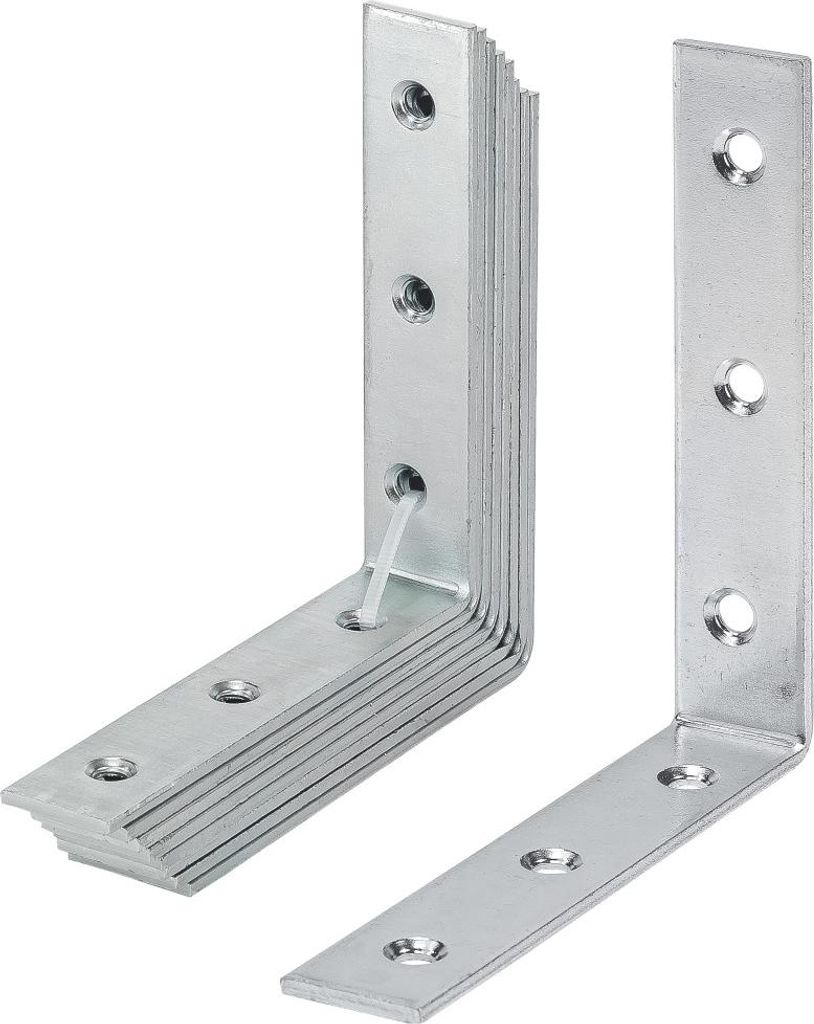 Vormann Stuhlwinkel 100x100x20 mm Stahl verzinkt - 8 Stück Produktbild 