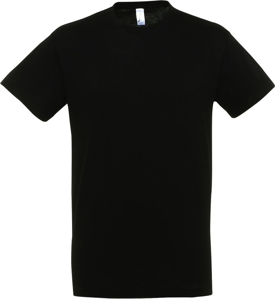 SOLS Regent Herren T-Shirt, Kurzarm PC288 (3XL) (Schwarz)