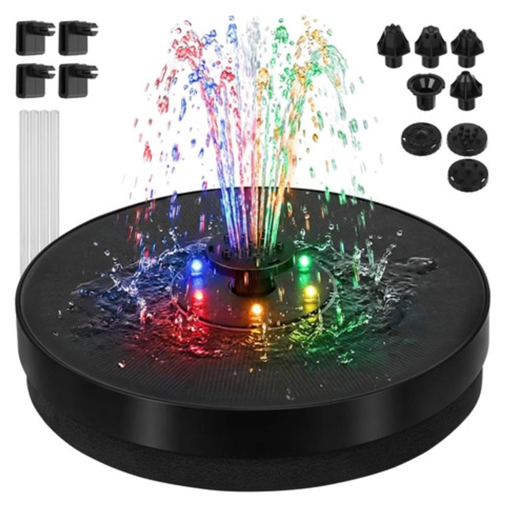 Gardlov 23227 Drijvende, solar-aangedreven RGB LED-fontein, Productafbeelding 