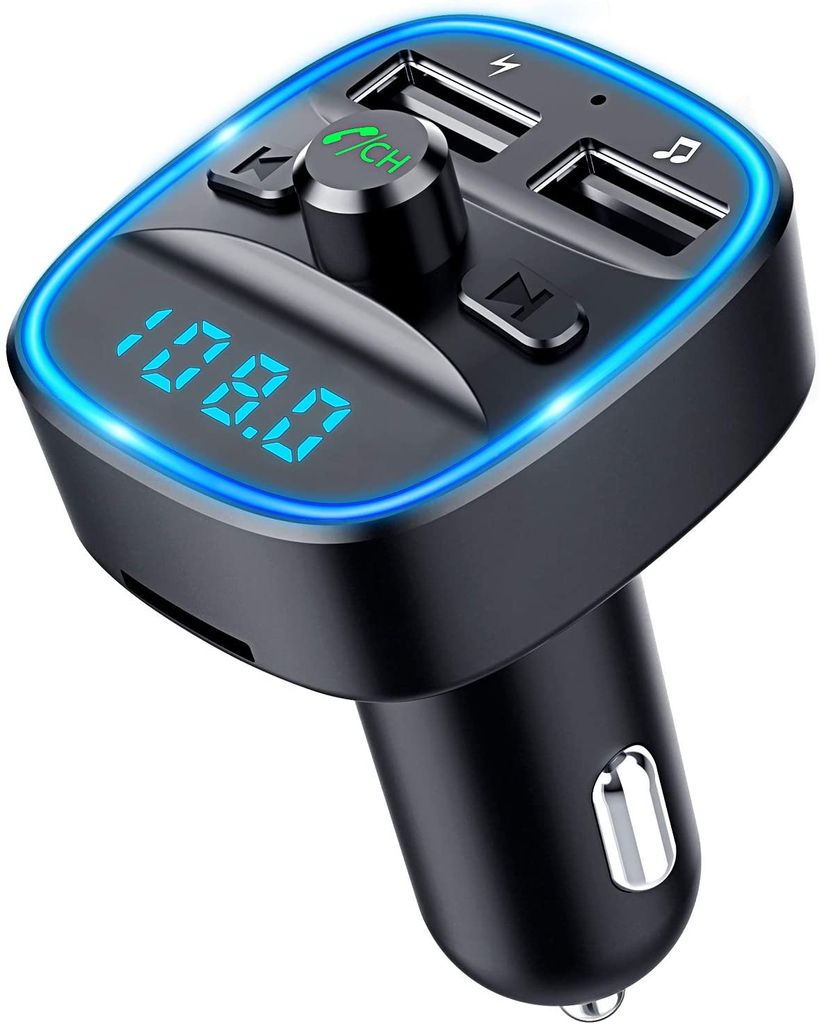 KFZ FM Transmitter Bluetooth Auto Radio MP3 Player USB Ladegeräte Adapter QC 3.0