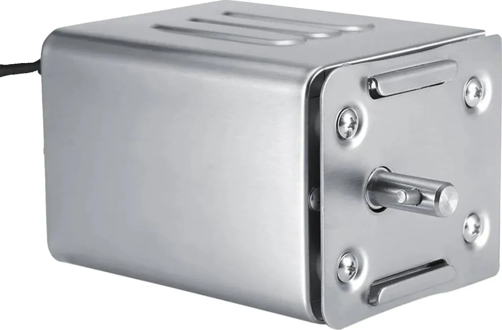 Finie la cuisson manuelle : tournebroche barbecue inox 15W rotation pro