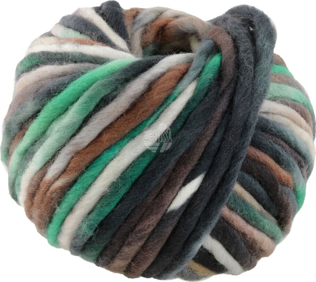 Lana Grossa CONFETTI 100 g di filato merino wick variegato Immagine del prodotto 