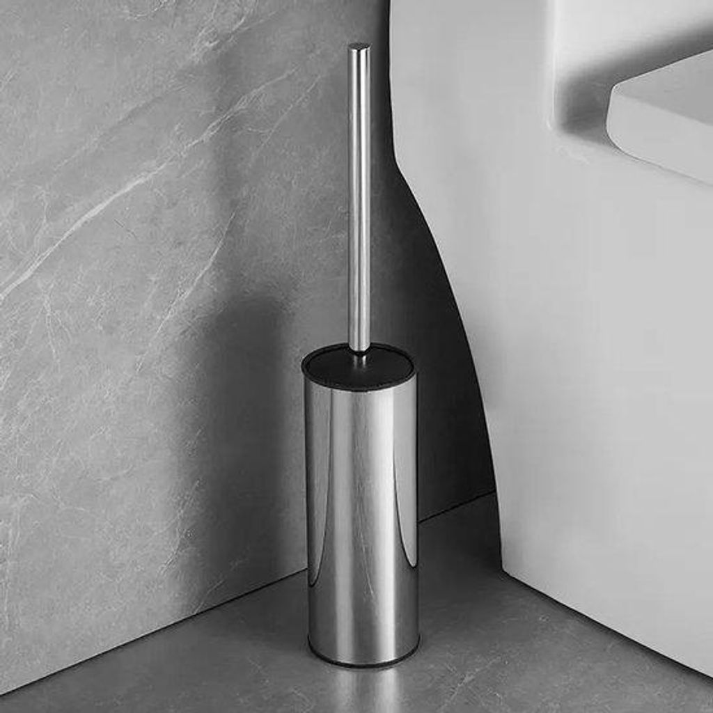 1-stück Edelstahl-Toilettwergesetz - stehender Toilettwergesetz mit Abdeckung. Badkameraccessoire, hochwertige Verarbeitung, langlebig und leicht ...