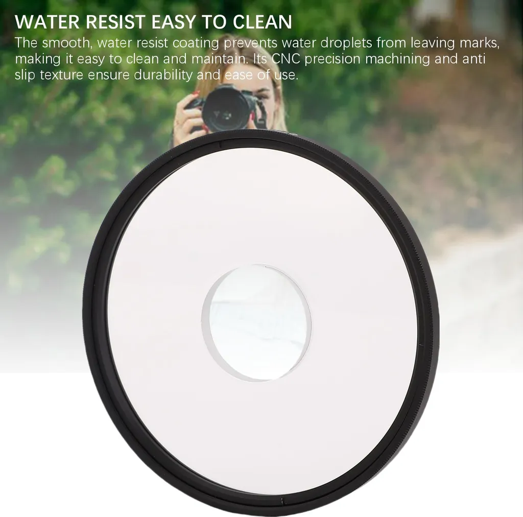Filtro LEE Elements Big Stopper 77mm - Densità Neutra 10 Stop Per Lunghe Esposizioni, Con Custodia E Panno