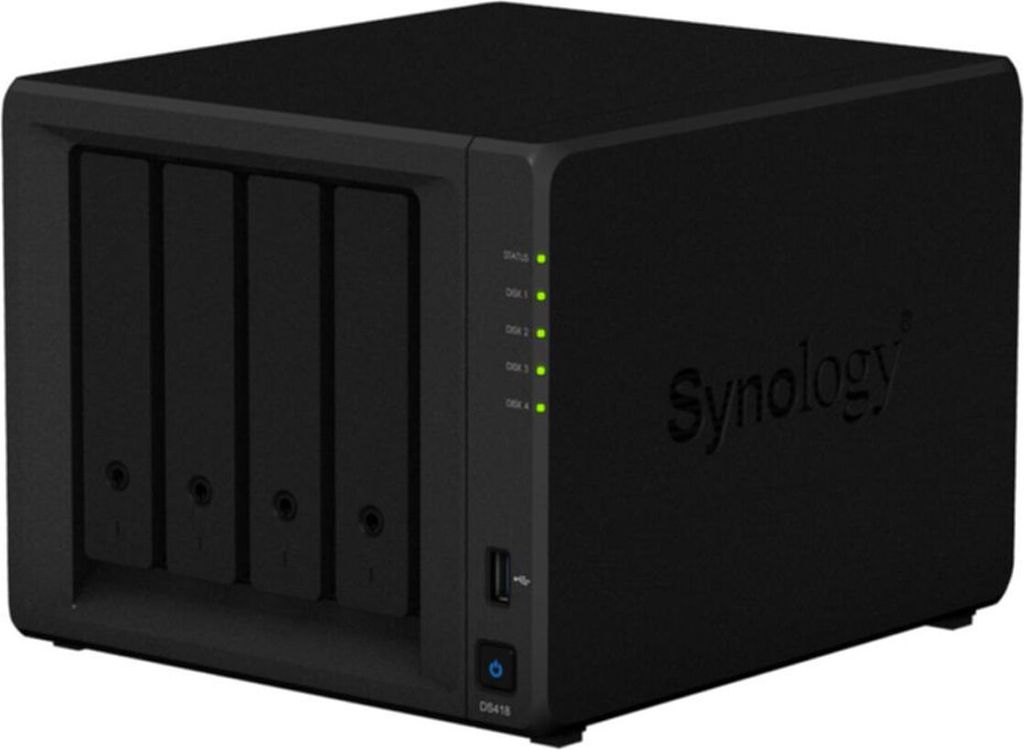 Synology DiskStation DS418, NAS, Mini Tower, Realtek, Produktbild 
