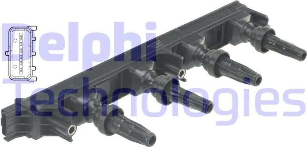 Bobine d'allumage Delphi pour moteurs essence Peugeot 308 407 Citroën C4