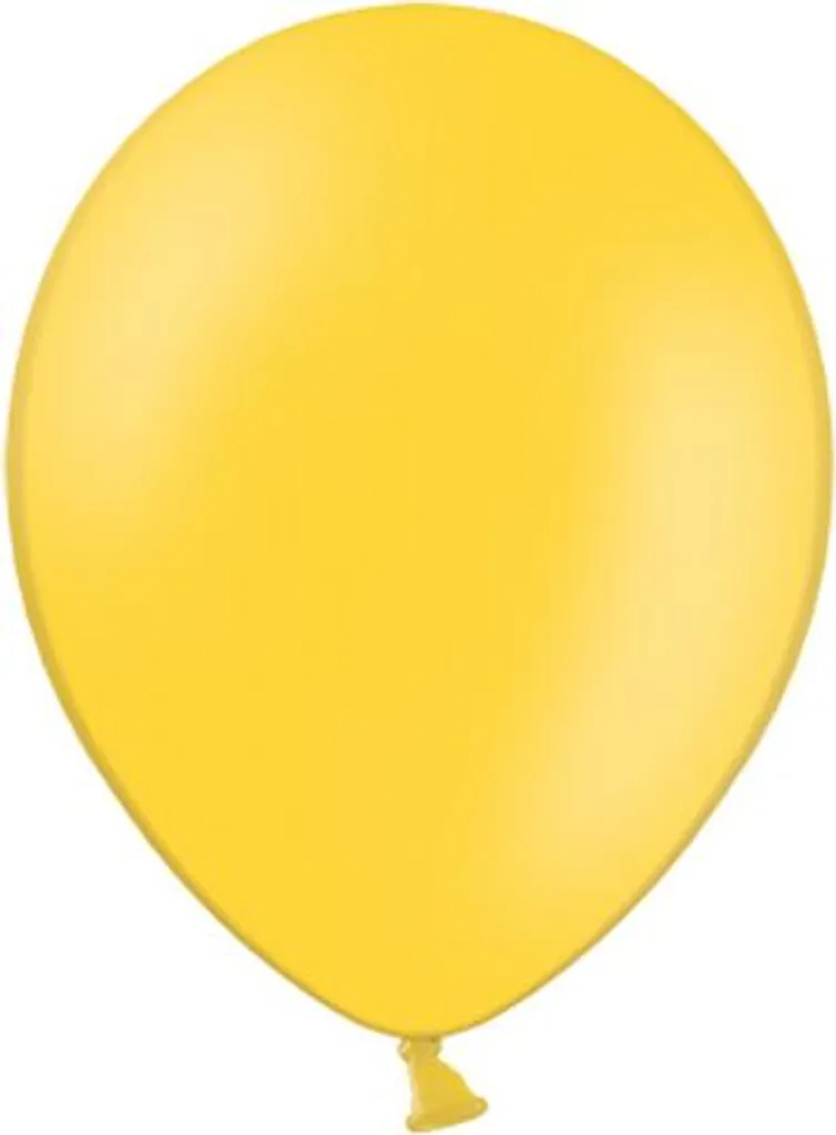 Ballons jaune clair pastel 30cm résistants - Pack 100 pour déco sans souci