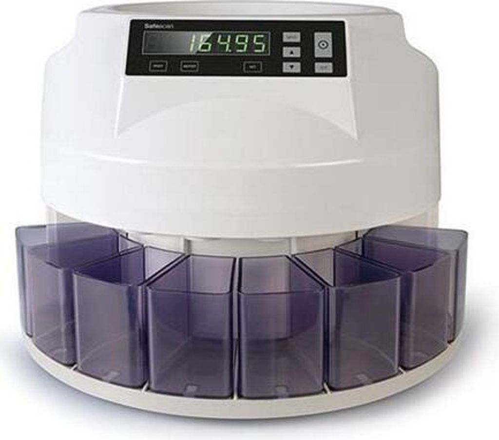 Safescan 1250 Münzzählmaschine Schwarz, Weiß