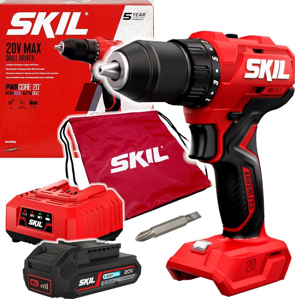 Akumulátorová vrtačka Skil 3011, 20 V, 2 rychlosti, Obrázek produktu 