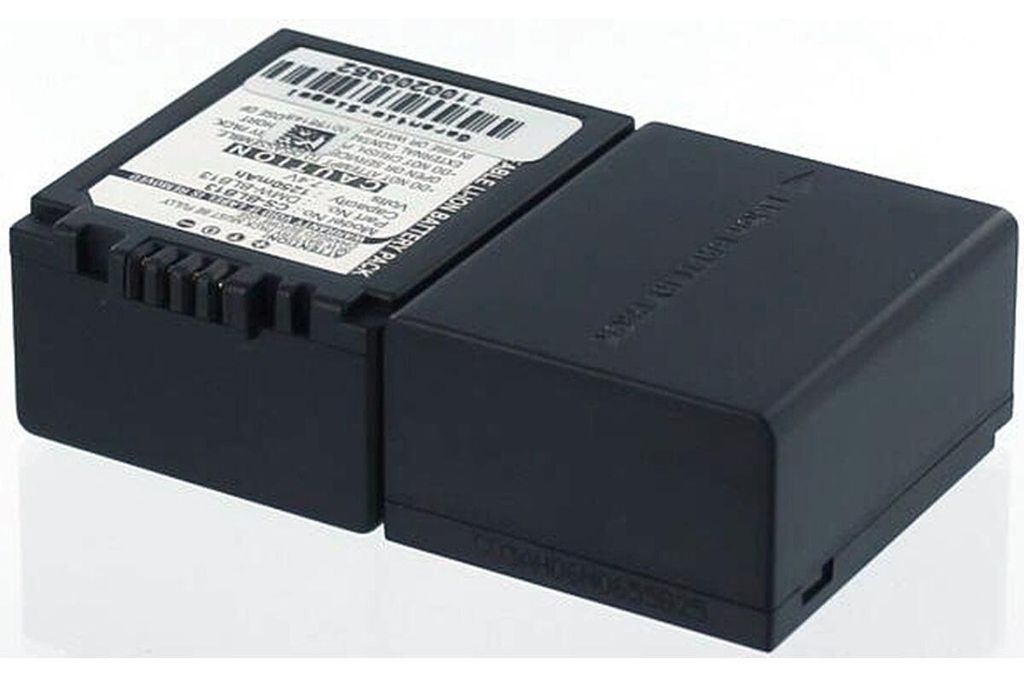 Akku für Panasonic LUMIX DMC-G2 Li-Ion 7,2 Volt 1000 mAh schwarz.