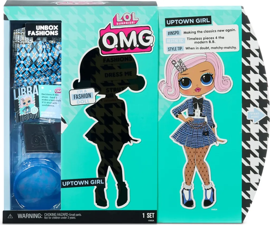 Poupée Mannequin LOL Surprise OMG Uptown Girl avec 20 Surprises