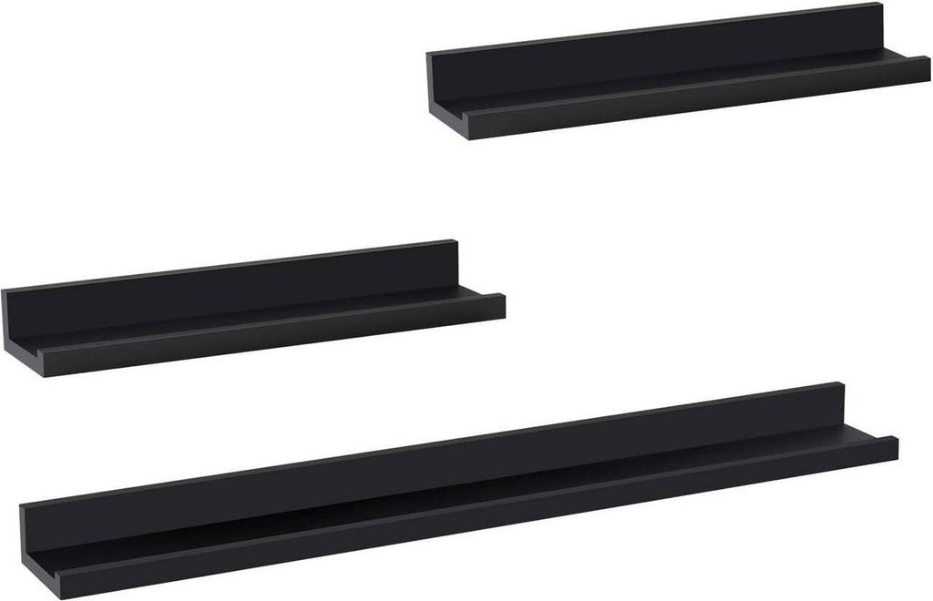 WOLTU Bilderleiste 3er Set, Fotoleiste Bilderregal Produktbild 