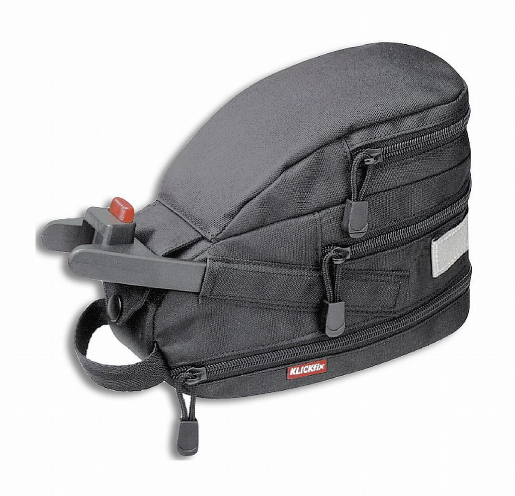 KLICKfix Contour Mini, Sattel, Fahrradtasche, Schwarz, 2 l, Produktbild 