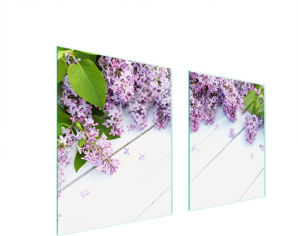 Glasschutzplatte Für Herd 85X52 Lila