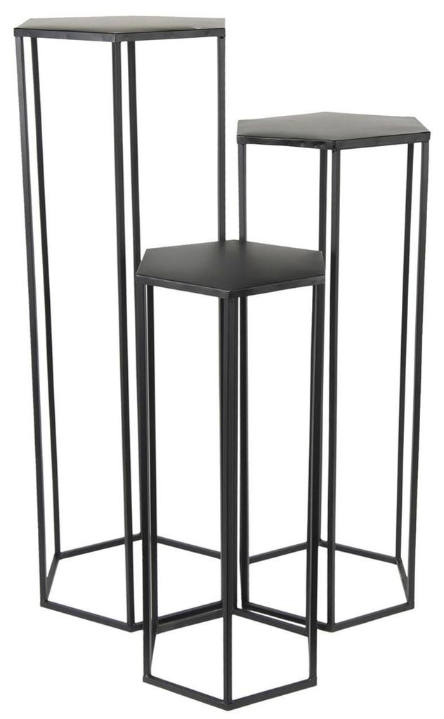 HowHomely Pflanzenständer Blumenständer 3er Set Metall Produktbild 