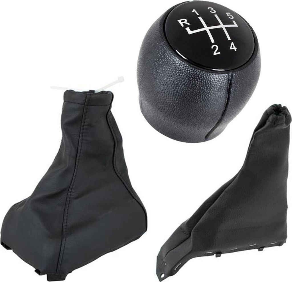 Schaltknauf Knauf 5-Gang Schaltmanschette Manschette + Rahmen + Bezug