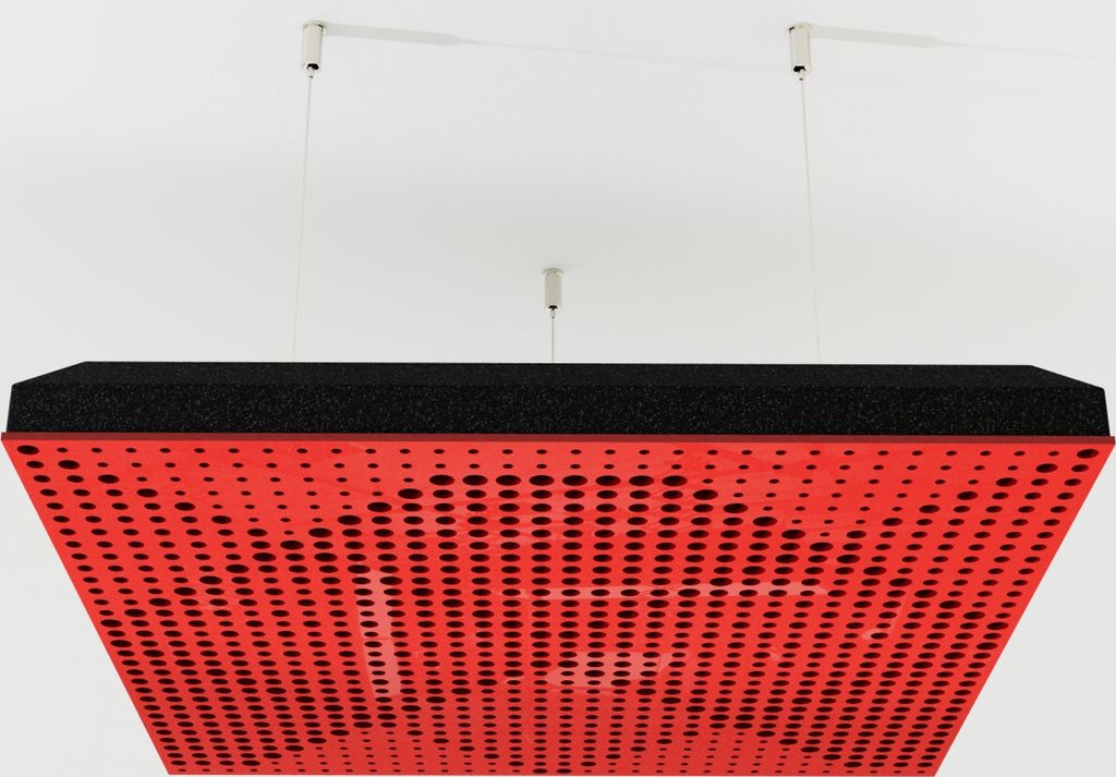 2-Stück Akustik Deckenpaneele «WILDS-C» mit Montageset | Absorption - Diffusion - Reflexion - Schalldämmung - Isolierung | Acoustic Cloud Panel...