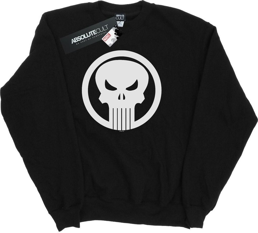 Marvel - "The Punisher Skull Circle" Sweatshirt für Herren BI36285 (L) (Schwarz)