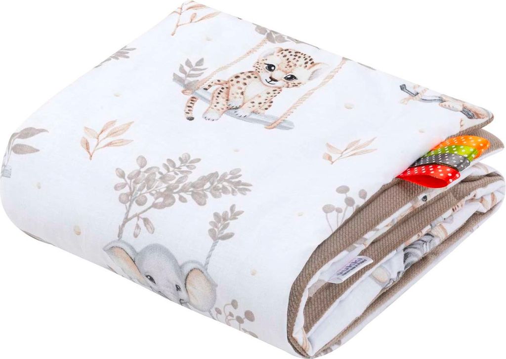 HaHappy Jungle & Latte Velvet Neugeborene Decke 55x75cm Produktbild 