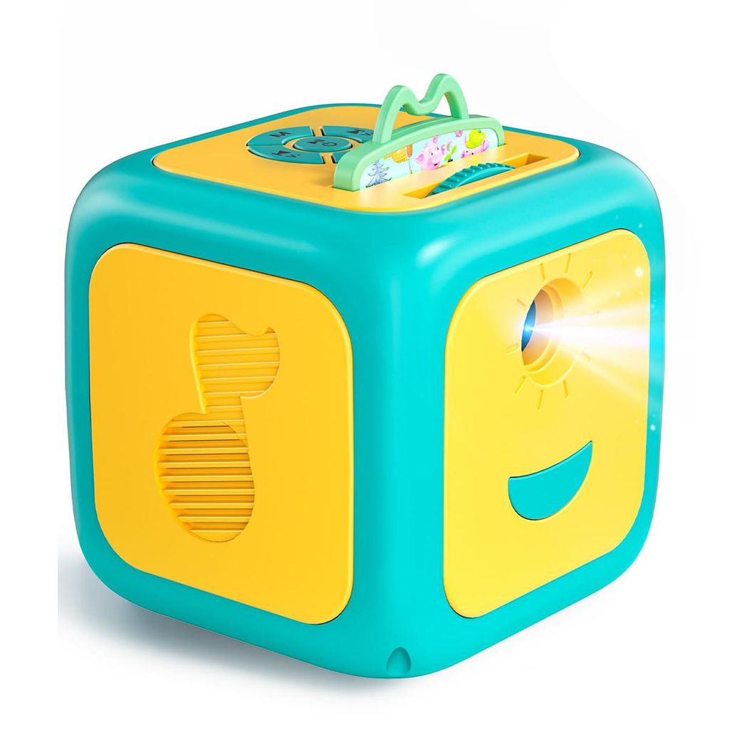 Projektor für Kinder, Lerngeschichten & Musik, Nachtlichtfunktion, Automatische Abschaltung, Ideal für Kinder ab 3 Jahren